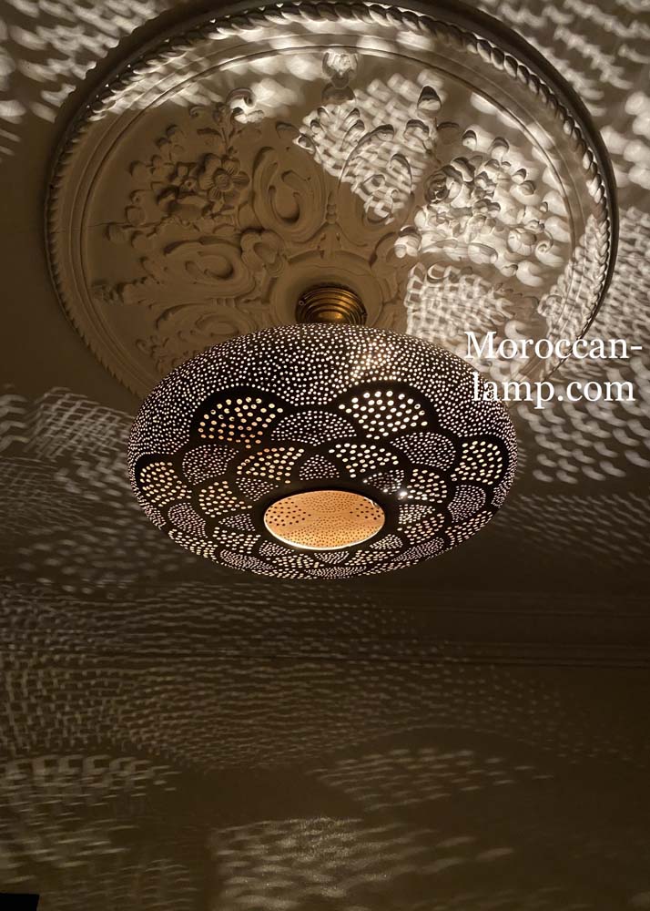 	Lampes suspendues de style marocain - Éclairage de lampe suspendue en laiton - Depuis
